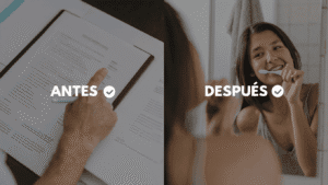 El antes y el después de la consulta odontómico